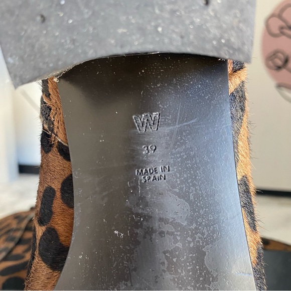 Whistles Berwick Soft Leopard Calf Hair Ankle Boot Booties 39 / 8 - Picture 11 of 14